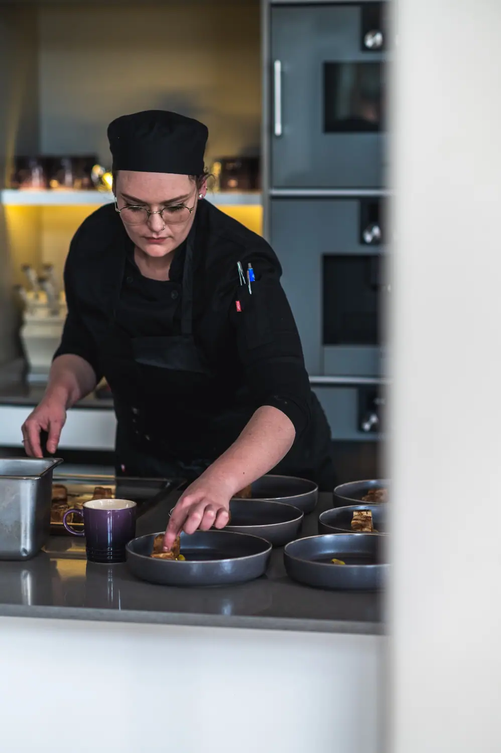 Culture Club — chef plating a course